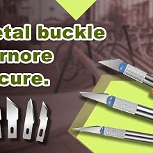 Metal buckle is more secure.