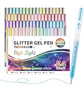 MengRan Gel Pens, 1mm Medium Tip, Assorted Multicolor Ink, Ideal for Journaling & Coloring, Gift ...