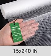 PABUSIOR Cabinet Drawer Liners Clear: Non Slip 100% EVA Multiple Wide Cupboard Mats
