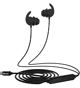 Hmusic USB-C Wired Sleep Earbuds for Side Sleepers, 30dB Noise Cancelling, 1.2m Cable & Mic, and ...
