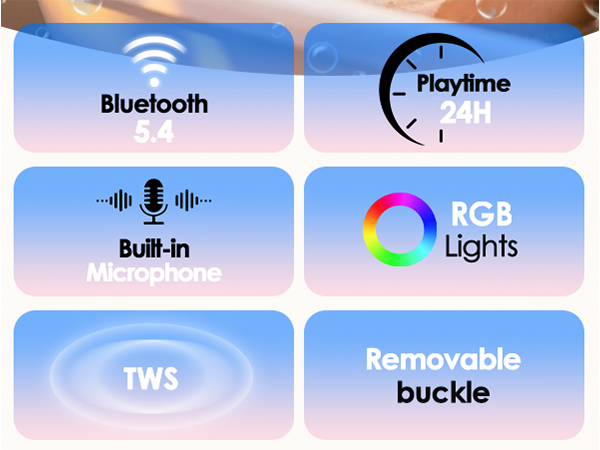 Shower Speaker Portable Small Clip-on