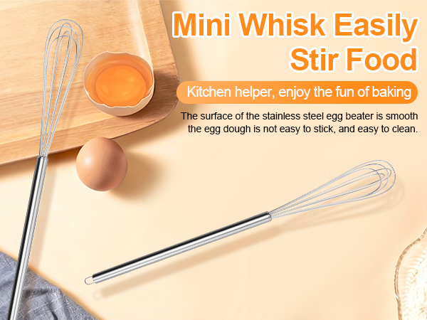 mini whisk, small whisk, egg beater, whisks for cooking