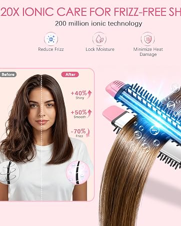 Hair Straightener Brush for Short Hair