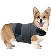 QIYADIN Dog Comfort Dog Anxiety Relief Coat, Breathable Shirts for Dogs, Dog Anxiety Vest Jacket ...