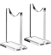 SANRUI Acrylic Weapon Lightsaber Display Holder,Clear Desk Adjustable Wand Stand for Most Samurai...