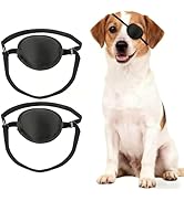 Dog Eye Patch - Protective Cover for Injuries,Post-Surgery Recovery,Adjustable Eye Patch for Smal...