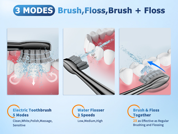 Flossing Toothbrush