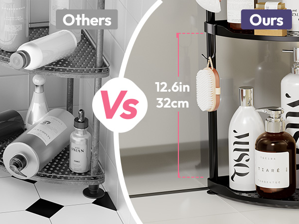 Corner Shower Caddy Standing Corner Shower Organizer Floor Shower Shelf