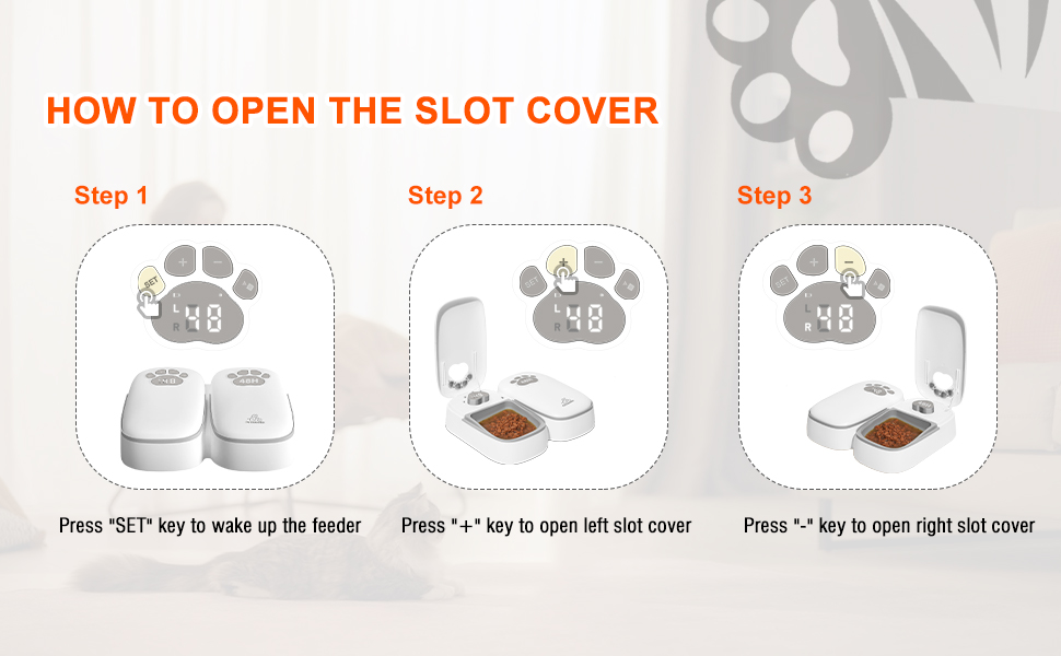 automatic wet food cat feeder