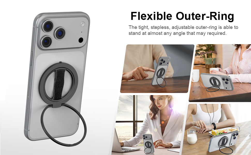 EWA MagSafe Cell Phone Ring Holder Kickstand