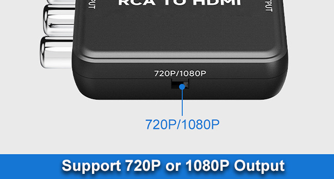 Uzifhdhi RCA to HDMI Converter