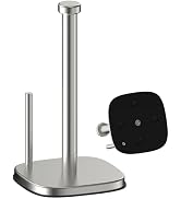 MIROAMZ Paper Towel Holder Countertop, Standing Paper Towel Roll Holder for Kitchen Bathroom Orga...