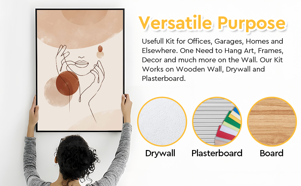 Nails for hanging pictures