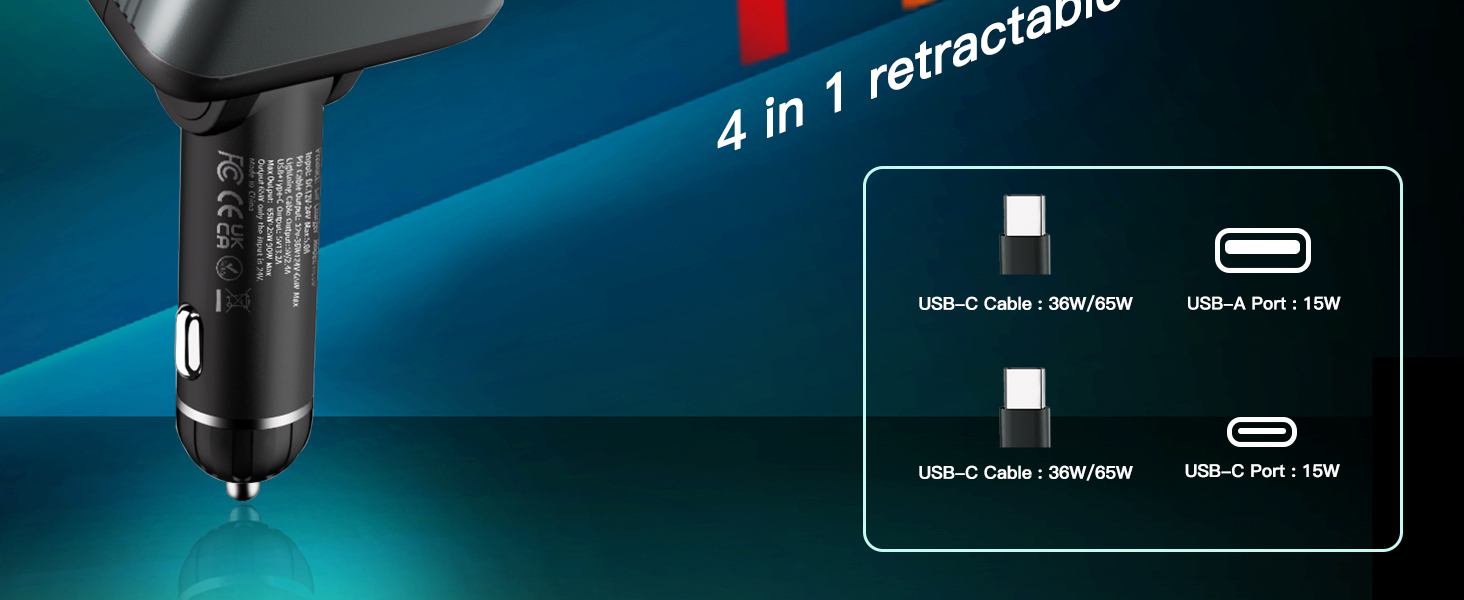 Retractable Car Charger