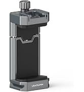 Leaplumin Aluminum Phone Mount for Tripod, Adjustable Phone Tripod Mount with Cold Shoe & Arca Sw...