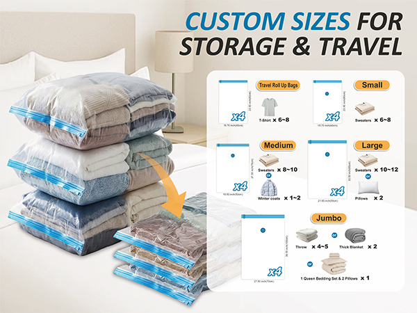 storage bags vacuum sealed