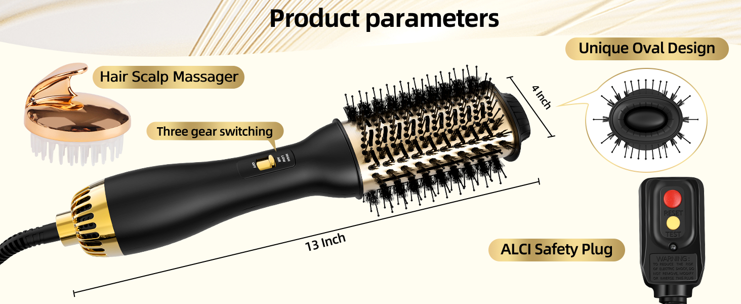 hair dryer brush blow dryer brush in one