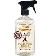 Aunt Fannie's Granite and Stone Cleaner, Plant Based Daily Countertop Spray for Granite, Stone, M...