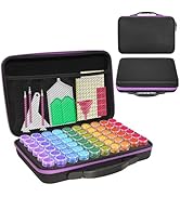 CAIOVSE Diamond Painting Storage Containers,60 Slots Diamond Painting Accessories Kits Diamond Ar...