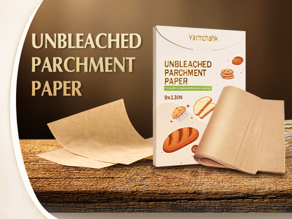 parchment paper sheets; parchment sheets; parchment paper squares; unbleached parchment paper
