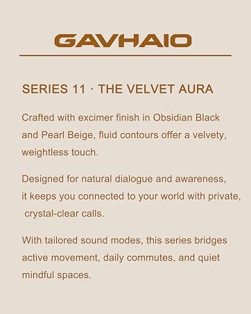 GAVHAIO designs bone conduction headphones for clear sound, comfort, and open-ear awareness.