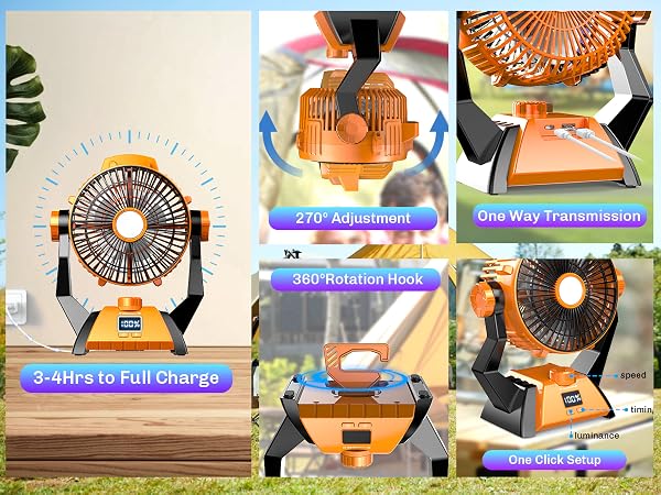 beach tent fan