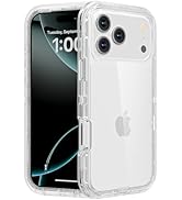 Follaroma for iPhone 17 Pro Max Case, Heavy Duty Shockproof Protection Phone Cases, Anti-Drop, Du...