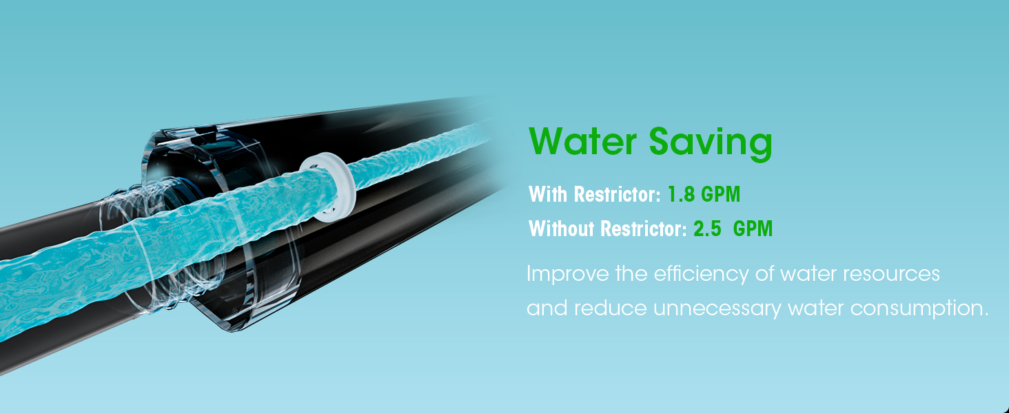 shower head with long hose