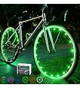DAWAY A01 LED Bike Wheel Lights - Bright Bicycle Spoke Lights, Safety Waterproof Bike Tire Lights...