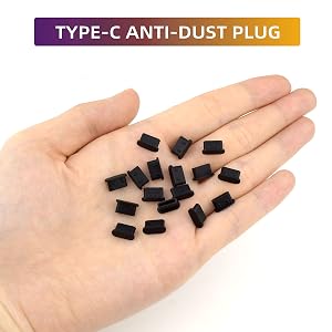 Type C anti-dust plug display