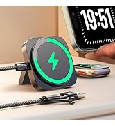 LISEN for MagSafe Charger Stand for iPhone and Apple Watch Charging Station, Best Travel Accessor...
