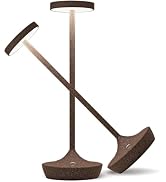 Willdoak Rechargeable Cordless Table Lamp, LED Portable Powered LED Battery Light 6000mAh USB Des...