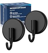 MOTAIPEAK Suction Cup Hooks for Shower, Shower Hooks for Inside Shower,Mounting on Glass Shower D...
