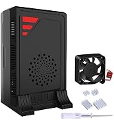 GeeekPi Raspberry Pi 4 Case, Raspberry Pi Case with Cooling Fan 40X40X10mm and 4pcs Raspberry Pi ...