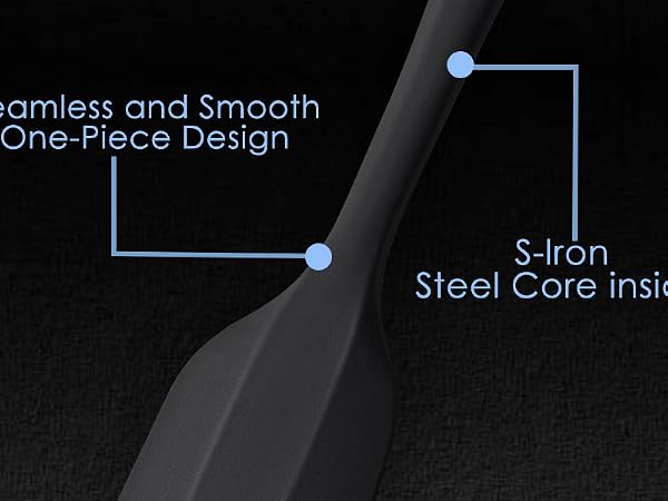 bpa free scraper silicone spatula heat resistant