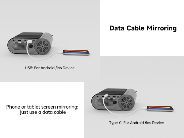 vmavo mini projector wifi