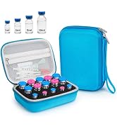 YOUSHARES Peptide Case - 15 Slots Insulin Vials Protector Organizer, GLP-1 Storage Travel Bag Fri...