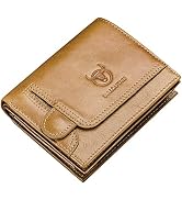 JEKAVA Full-grain Leather Mens Wallet RFID Blocking Wallet Bifold Minimalist Front Pocket Credit ...