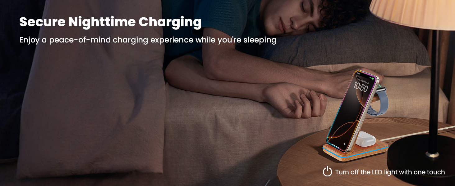 3 in 1 wireless charging station apple