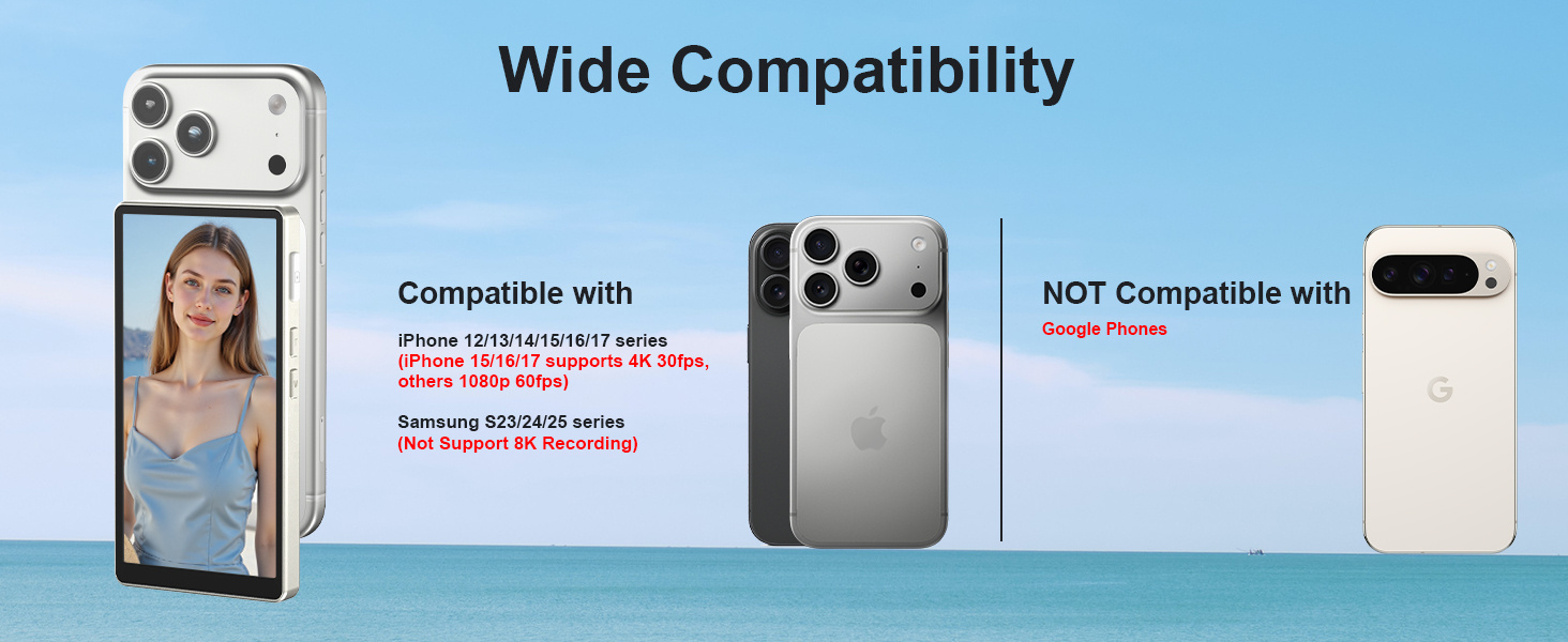 selfie monitor screen iphone