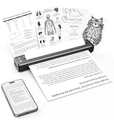 Rongta Portable Printer, Bluetooth Inkless Thermal Printer Wireless for Travel, Compatible with A...