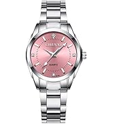Gosasa Women Classic Fashion Watch Casual Business Quartz Watch Stainless Steel Waterproof Lumino...