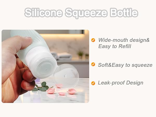 Travel Toiletry Bottles kit