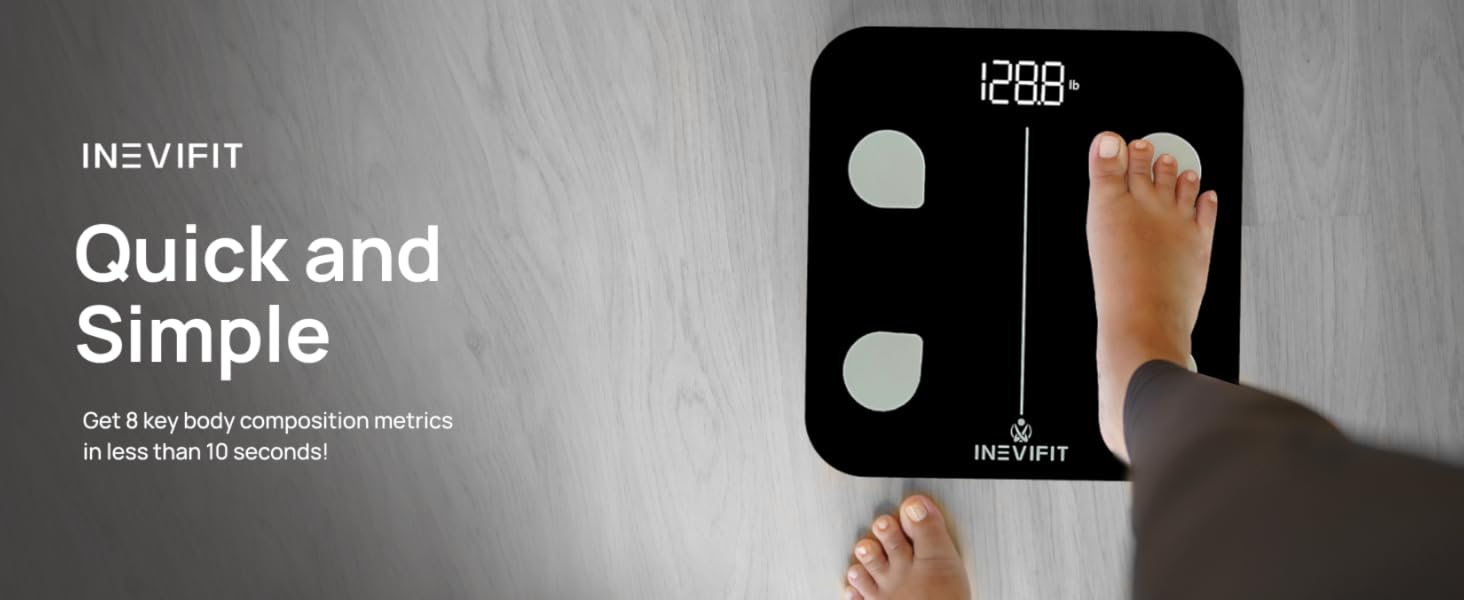 I-BF003 - Bluetooth Smart Body Fat Scale - Premium A+