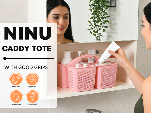 Plastic Shower Caddy Basket