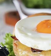 Egg Rings for Frying Eggs - 2Pcs Round Egg Cooker Ring Egg Circles for Frying Eggs Egg Molds Frie...