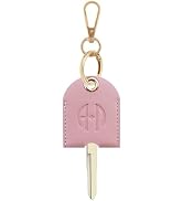ANHBKAR Leather Keys Sleeve for Broken Car Key Loop Replacement, Keychain Cover Cute Protector an...