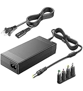 MJPOWER 90W Universal AC Adapter Charger for Portable Power Station 300W to 600W Jackery/Bluetti/...