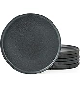 Famiware Star Dinner Plates for 6, 10 inches Plate Set, Scratch Resistant, Stoneware Dinnerware, ...