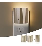 Dawnrise Plug in Night Lights for Wall, Dawn to Dusk Night Light with 3000K/5Lm, Backlit Nightlig...
